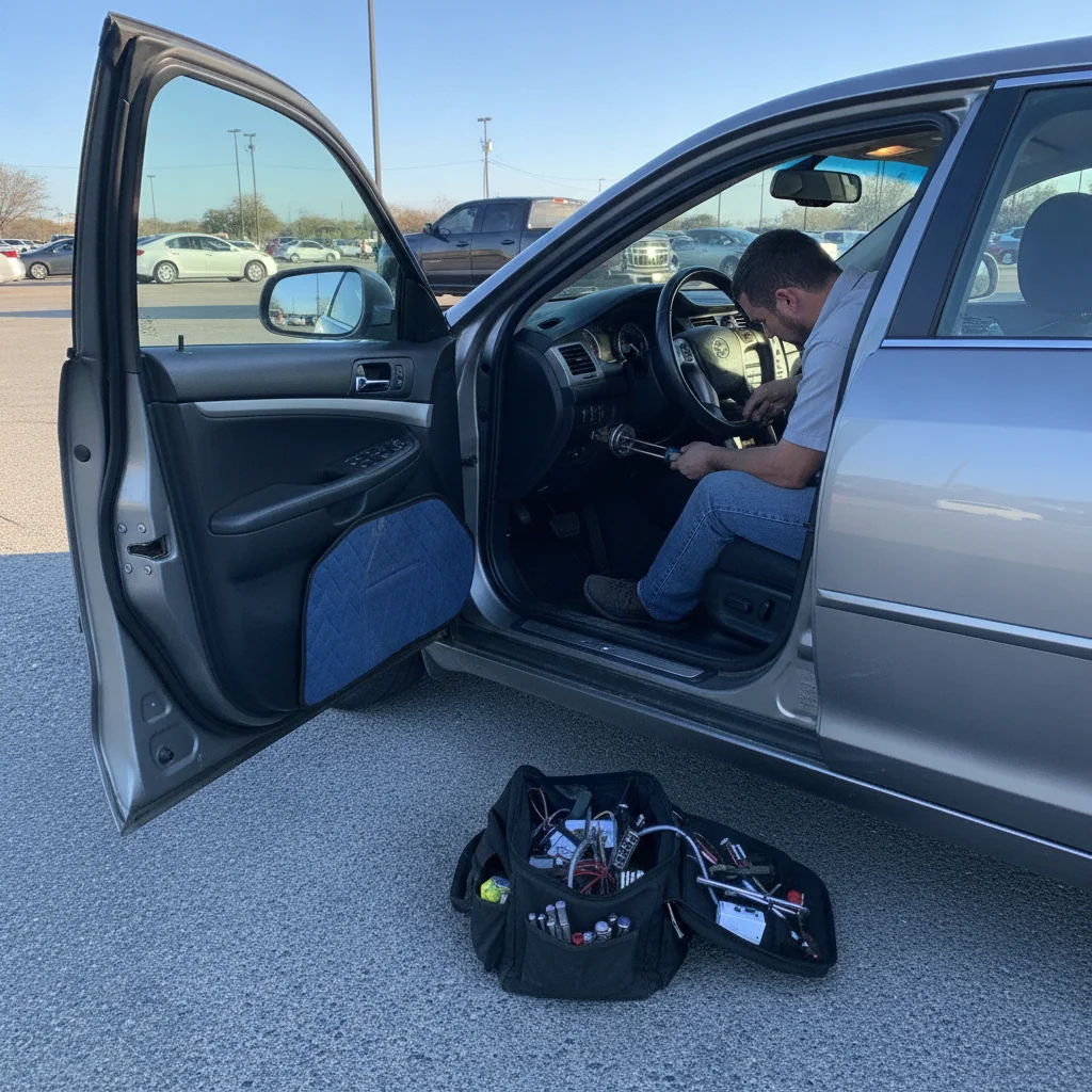 Automotive ignition repair and replacement by a mobile locksmith in Austin, TX